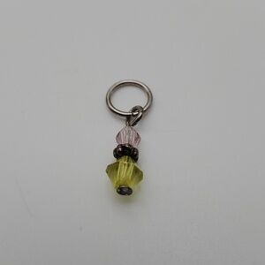 Peridot memorial‎ crystal charm